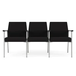Uptown Three-Seater with Center Arms in Standard Fabric