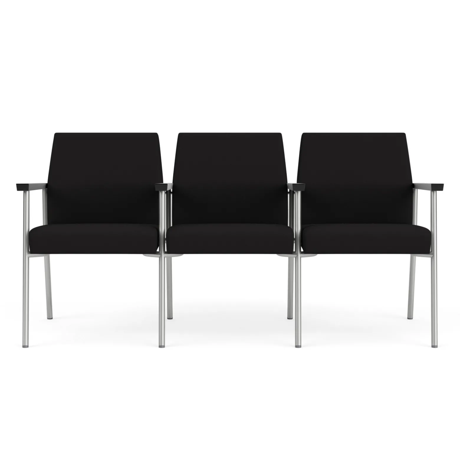 Uptown Three-Seater with Center Arms in Standard Fabric