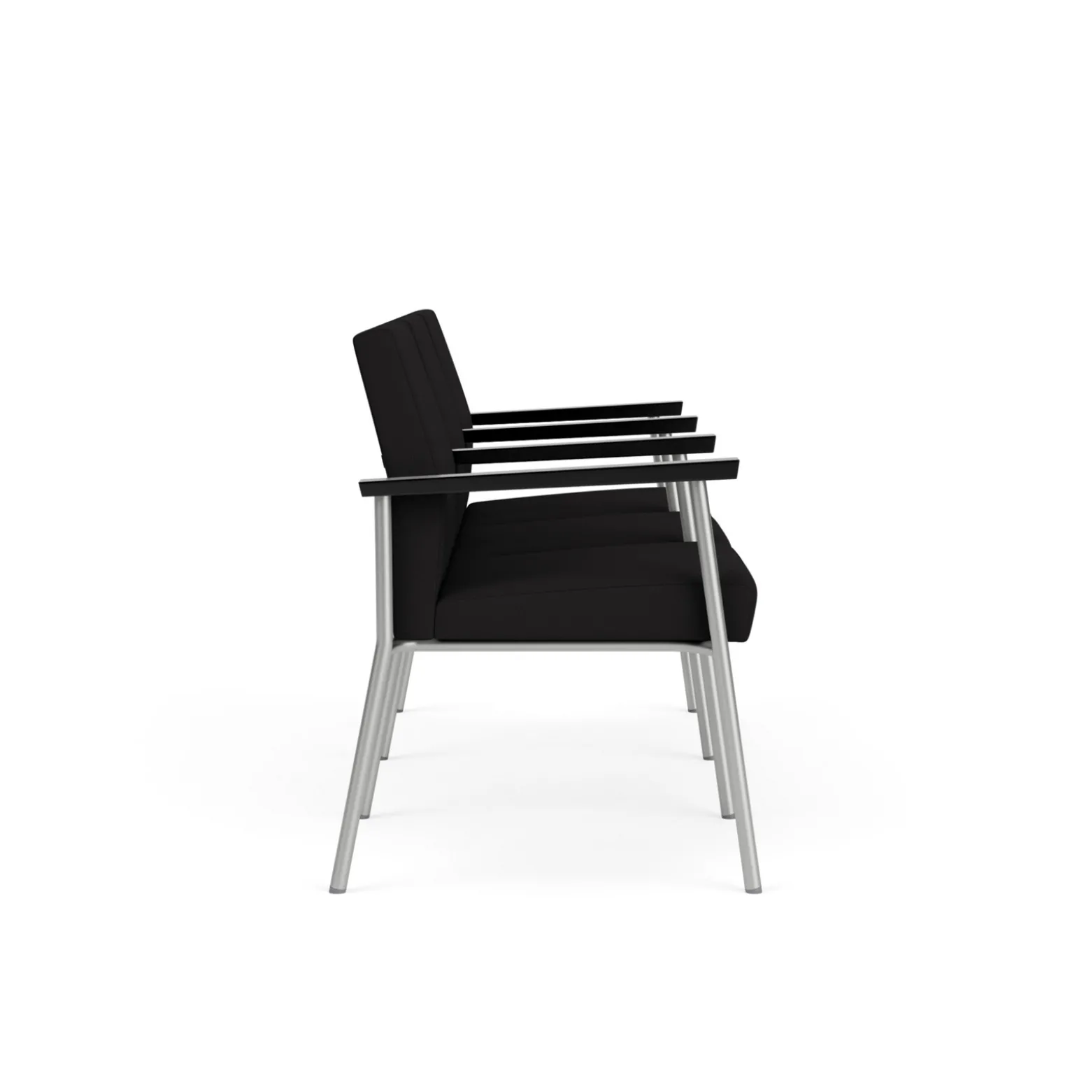 Uptown Three-Seater with Center Arms in Standard Fabric