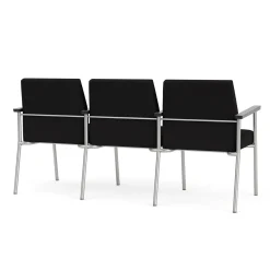 Uptown Three-Seater with Center Arms in Standard Fabric