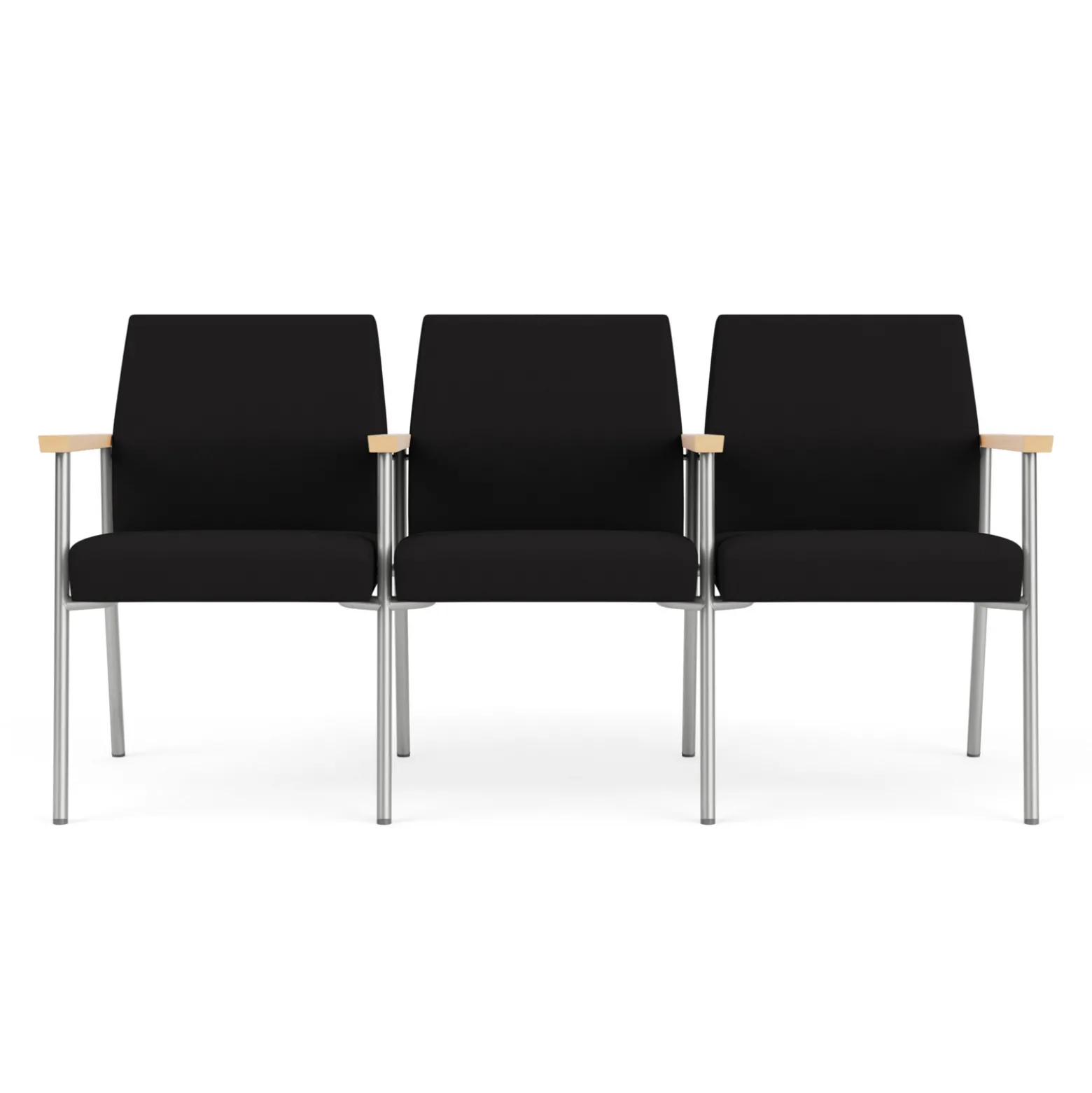 Uptown Three-Seater with Center Arms in Standard Fabric