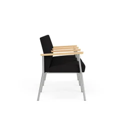 Uptown Three-Seater with Center Arms in Standard Fabric