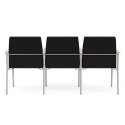 Uptown Three-Seater with Center Arms in Standard Fabric