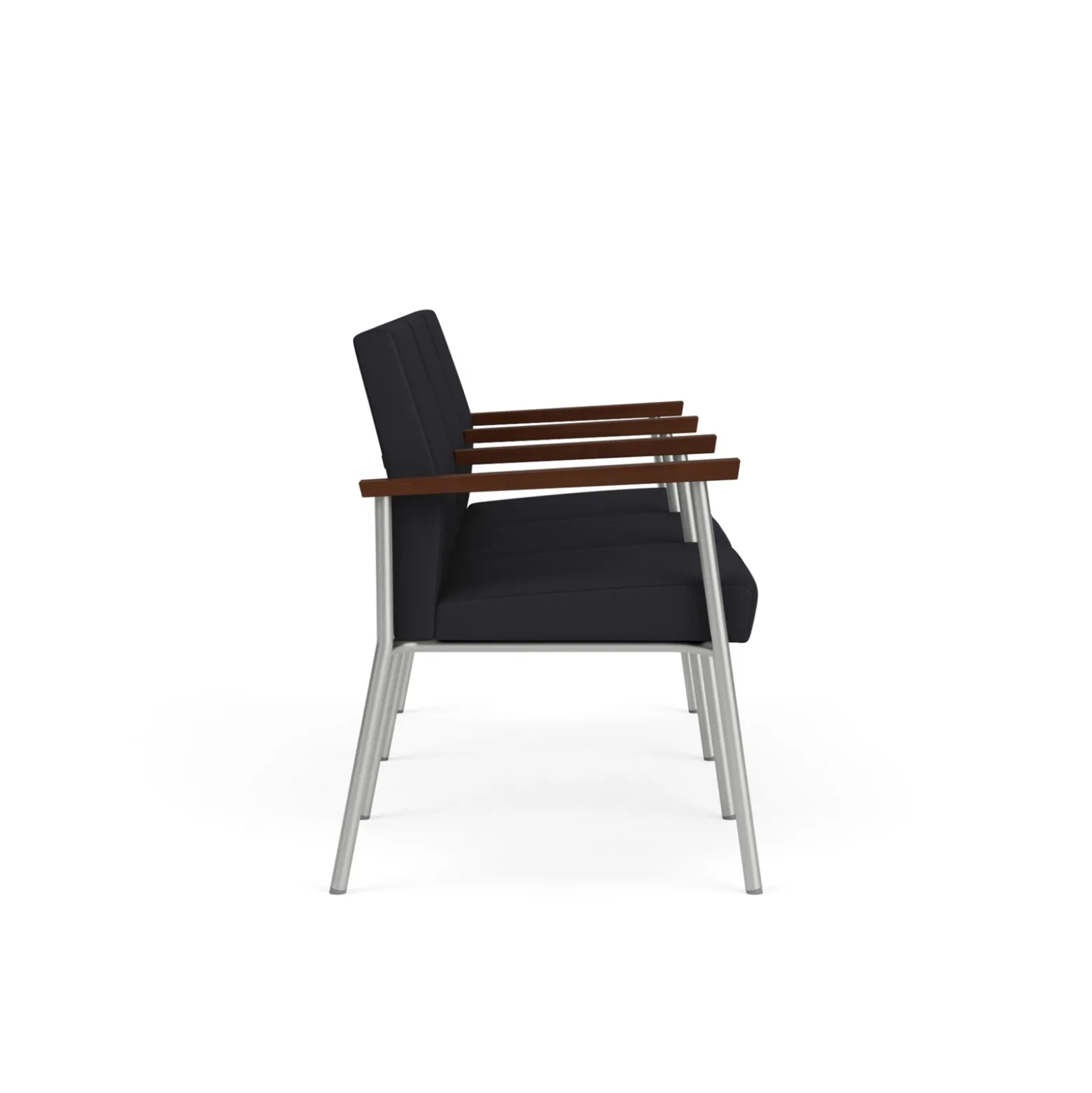 Uptown Three-Seater with Center Arms in Premium Upholstery