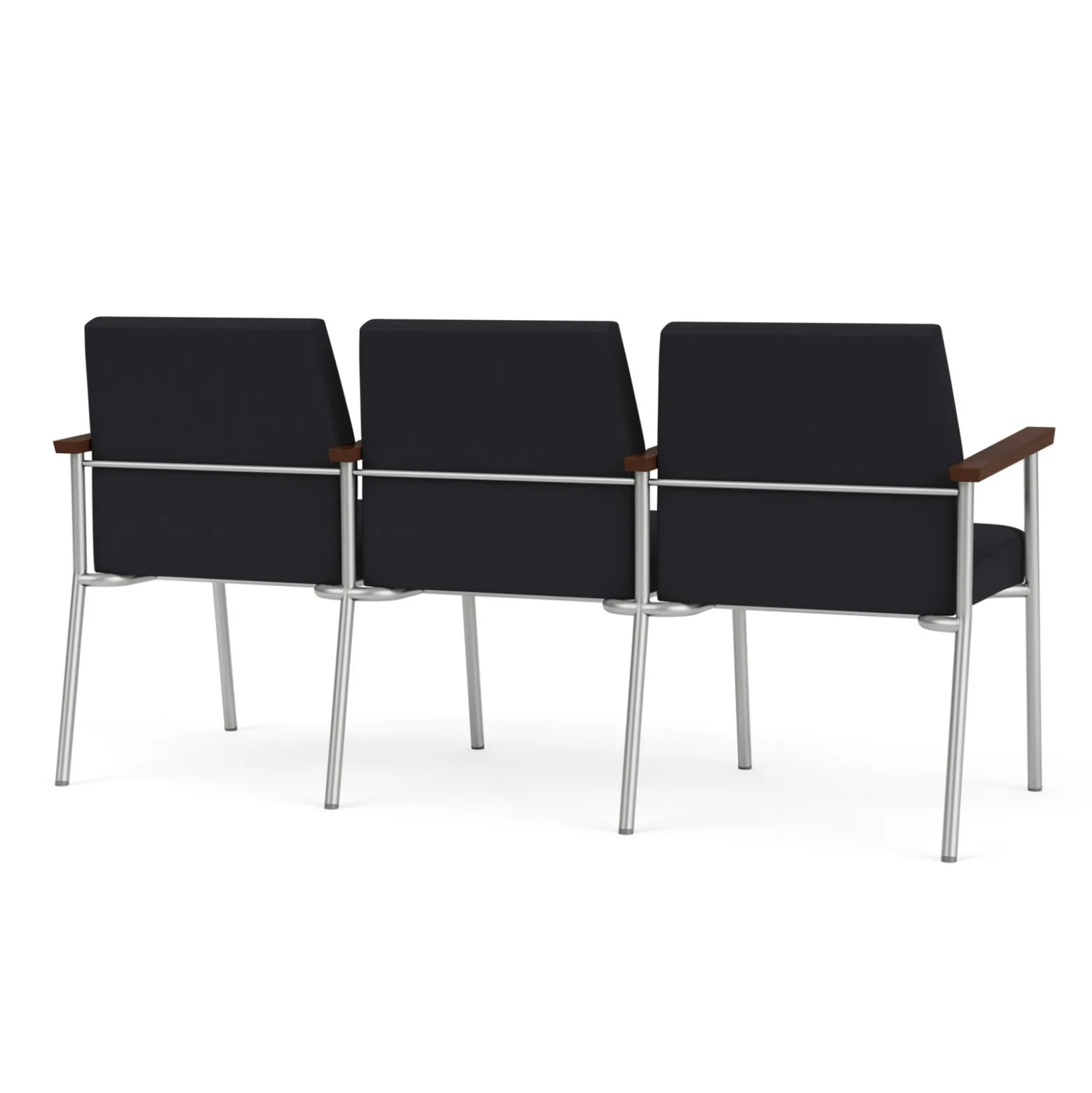 Uptown Three-Seater with Center Arms in Premium Upholstery