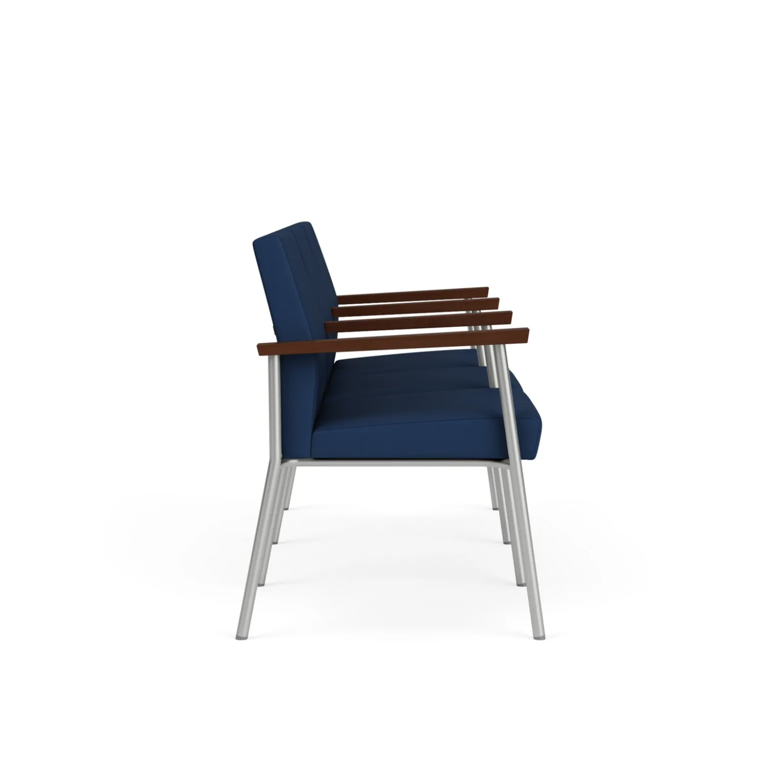 Uptown Three-Seater with Center Arms in Premium Upholstery