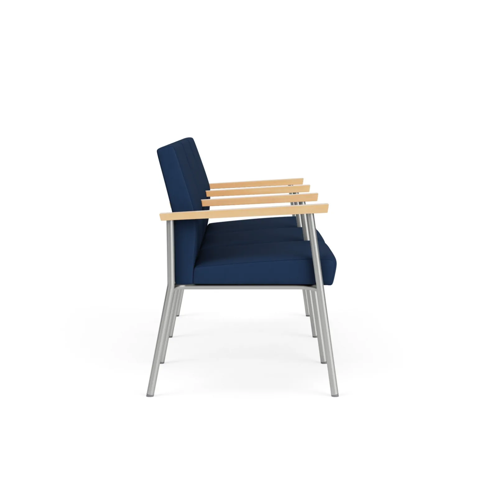 Uptown Three-Seater with Center Arms in Premium Upholstery