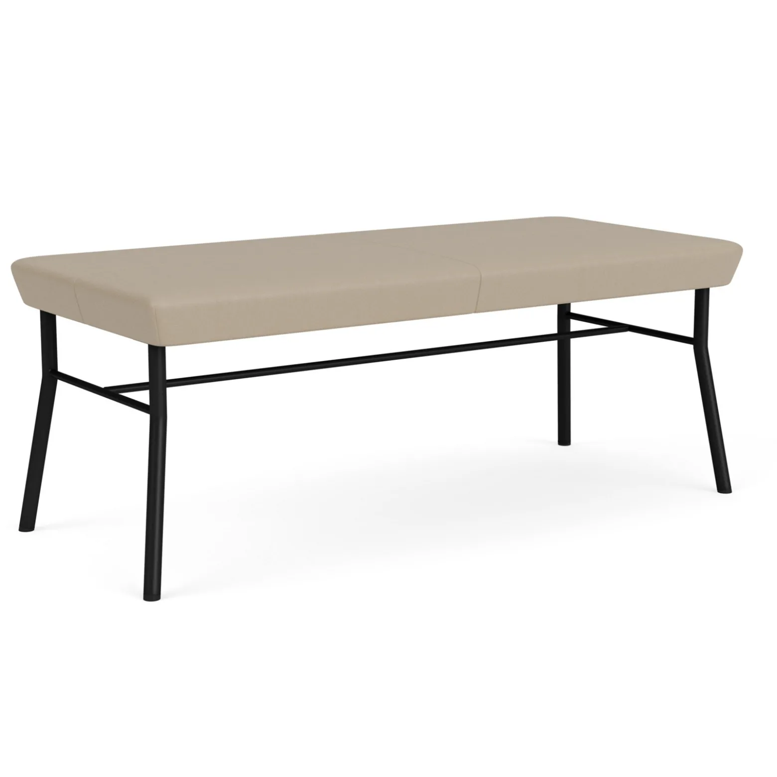 Uptown Two-Seat Bench in Premium Upholstery