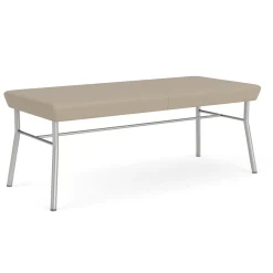 Uptown Two-Seat Bench in Premium Upholstery