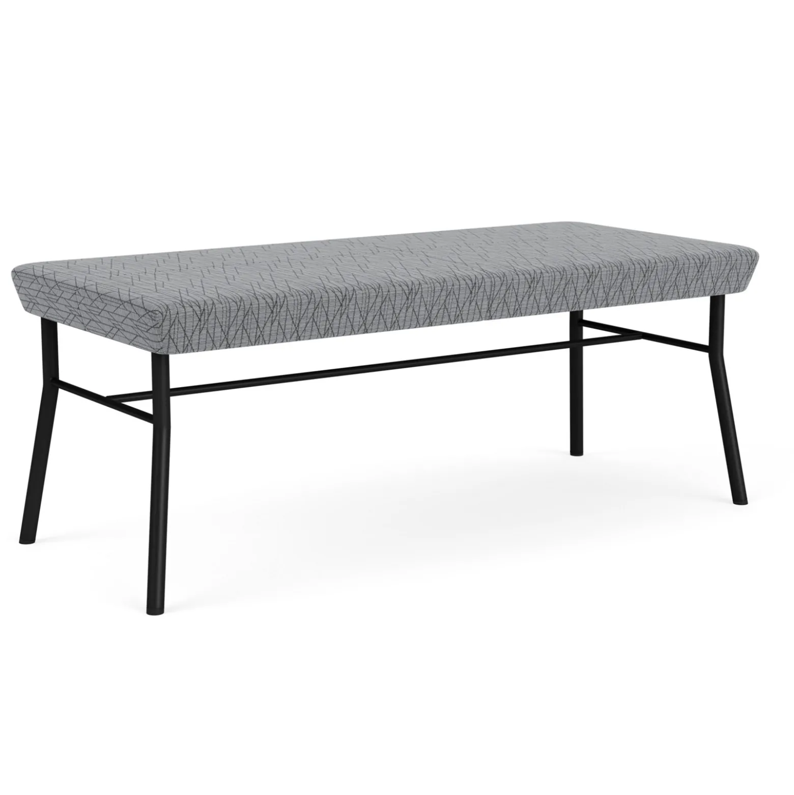 Uptown Two-Seat Bench in Premium Upholstery