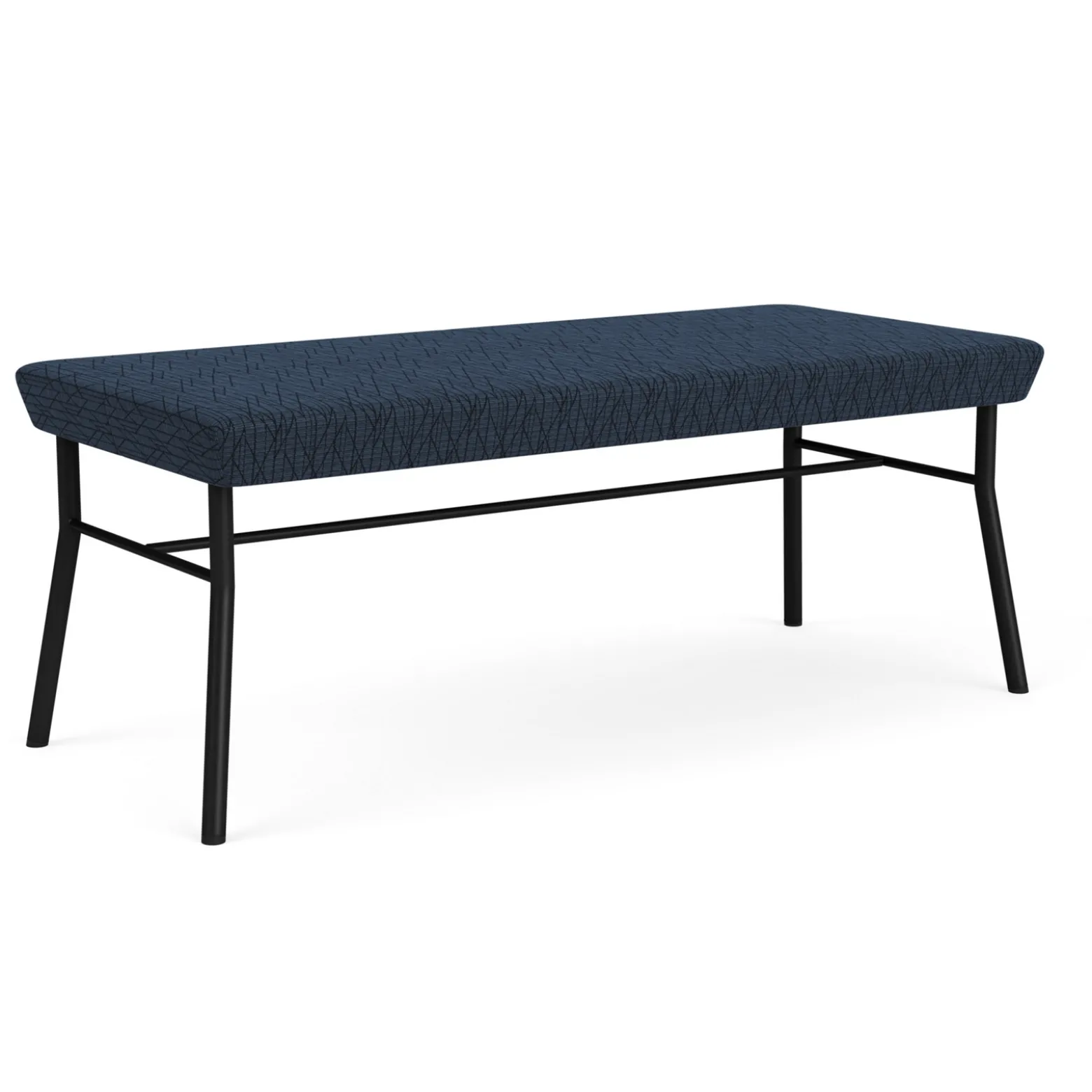 Uptown Two-Seat Bench in Premium Upholstery