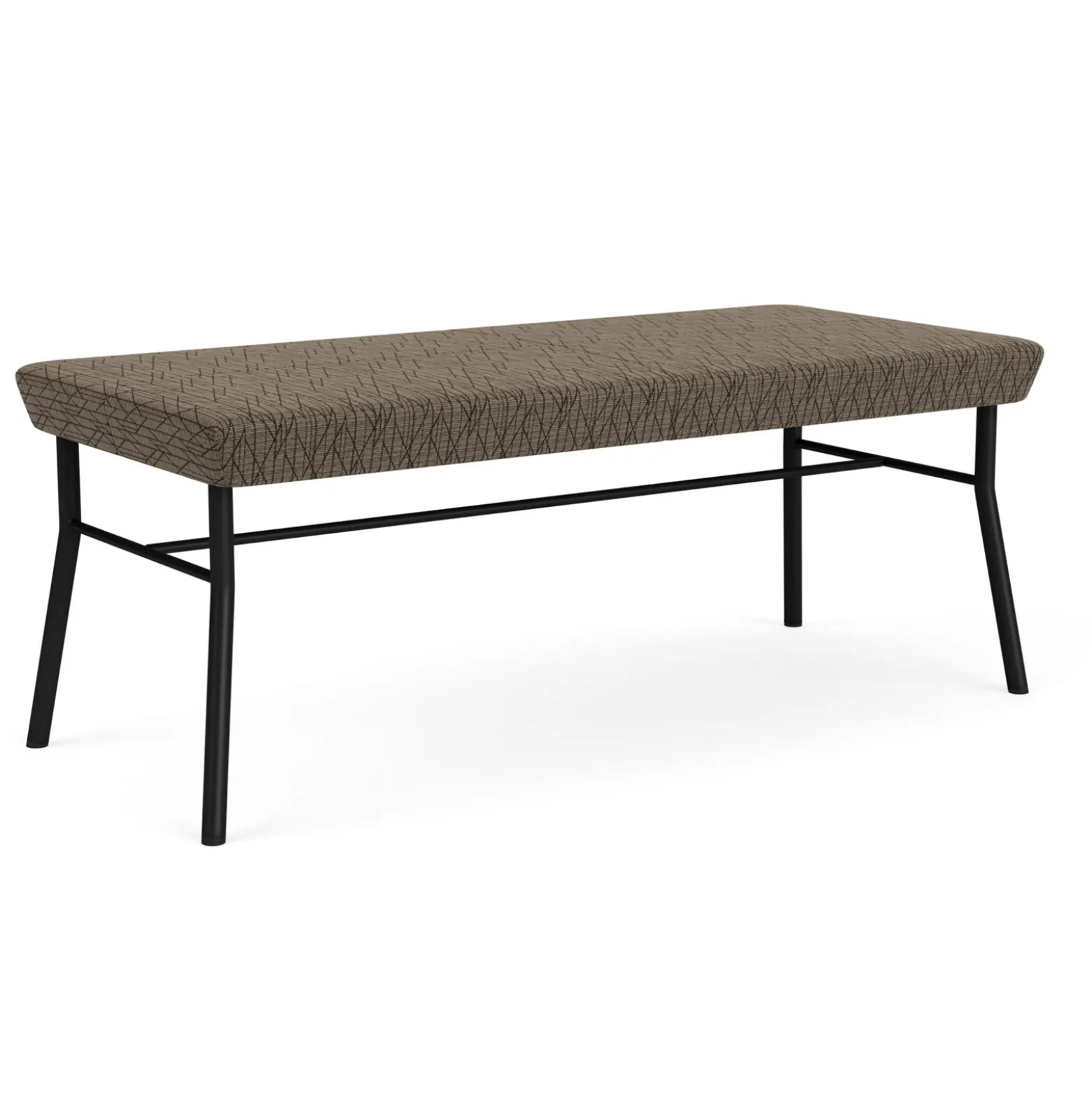 Uptown Two-Seat Bench in Premium Upholstery