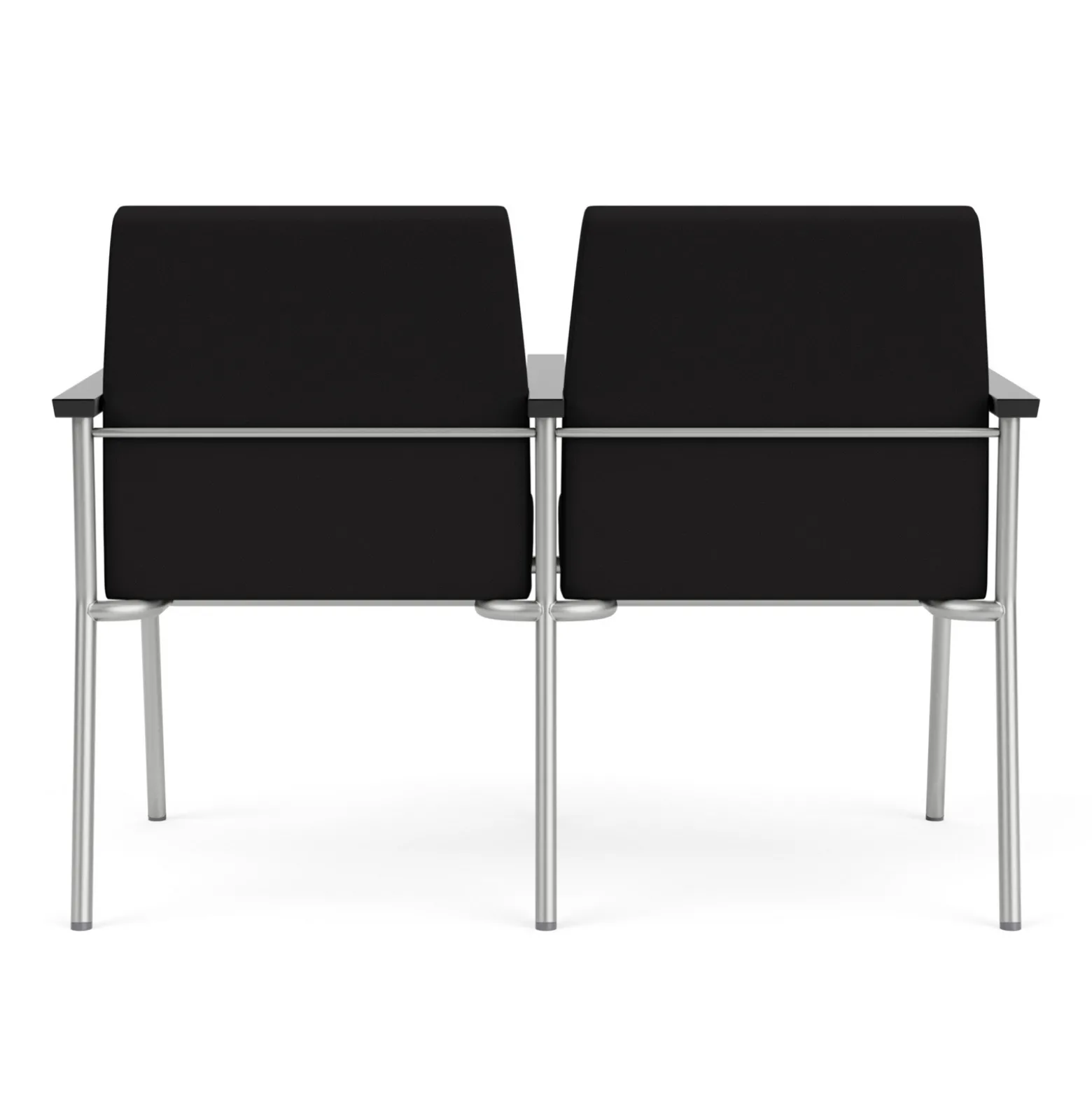 Uptown Two-Seater with Center Arms in Standard Fabric
