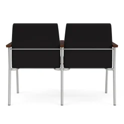 Uptown Two-Seater with Center Arms in Standard Fabric