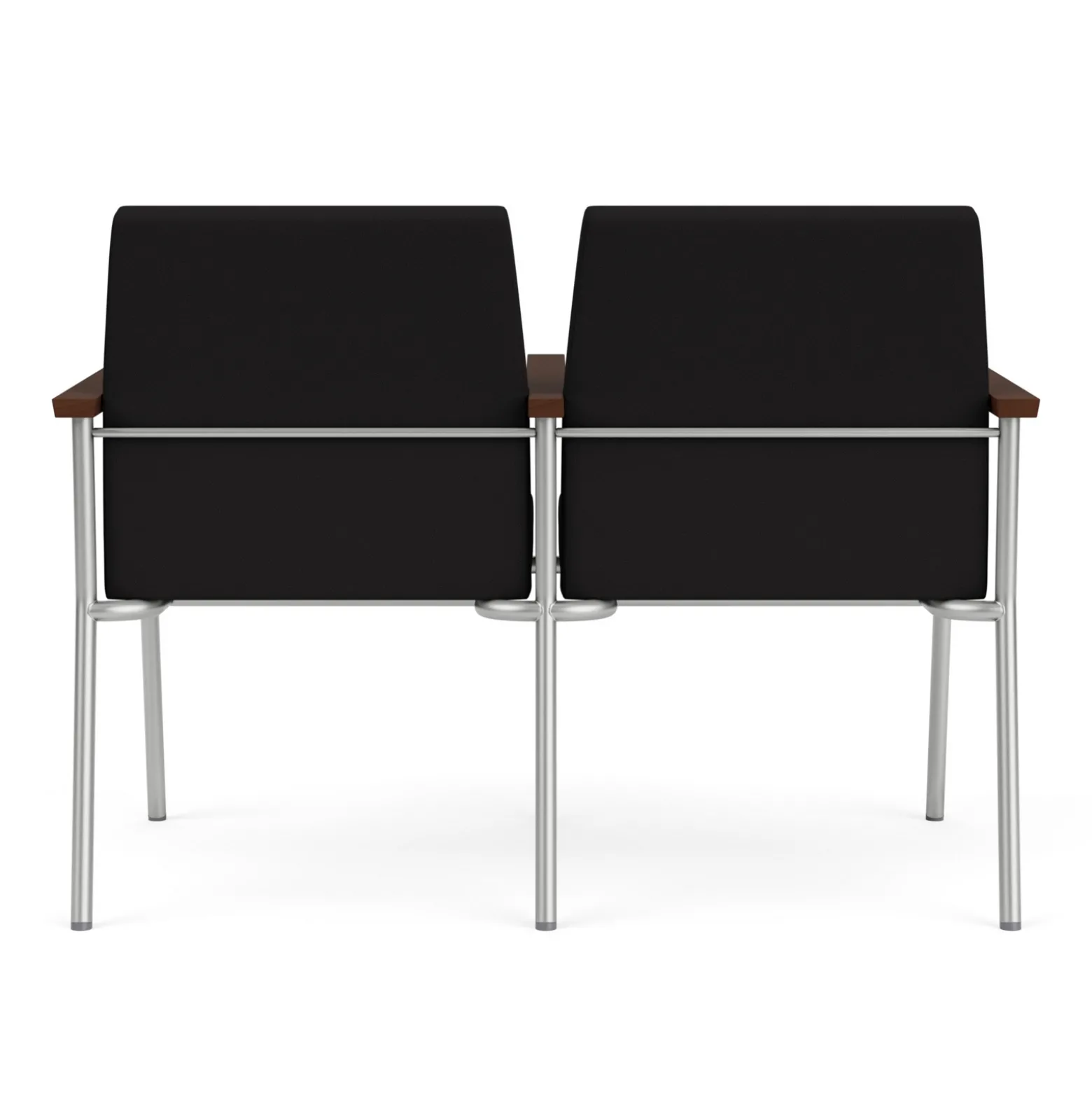 Uptown Two-Seater with Center Arms in Standard Fabric