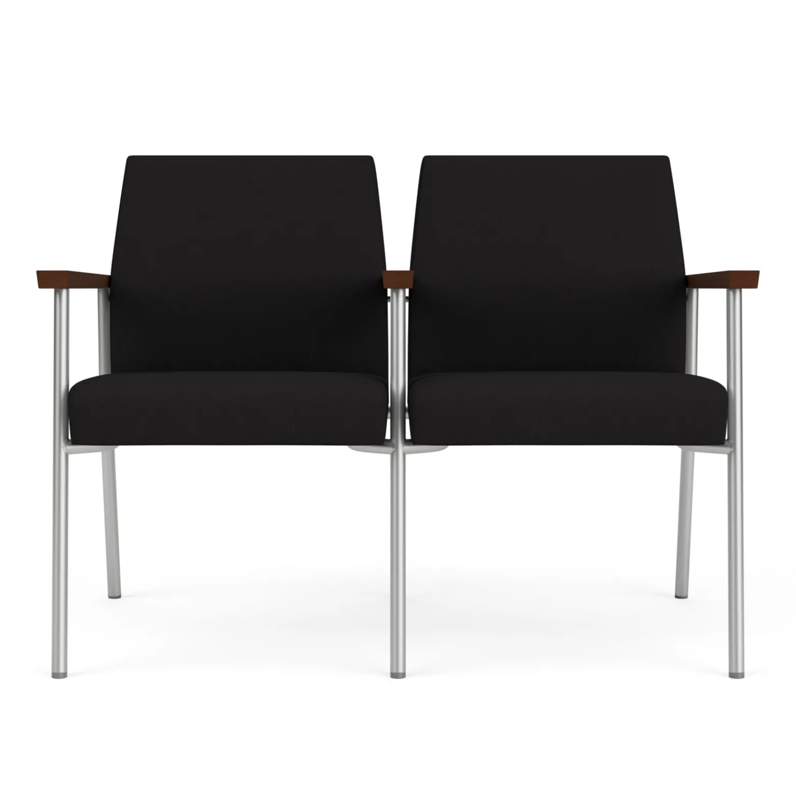 Uptown Two-Seater with Center Arms in Standard Fabric