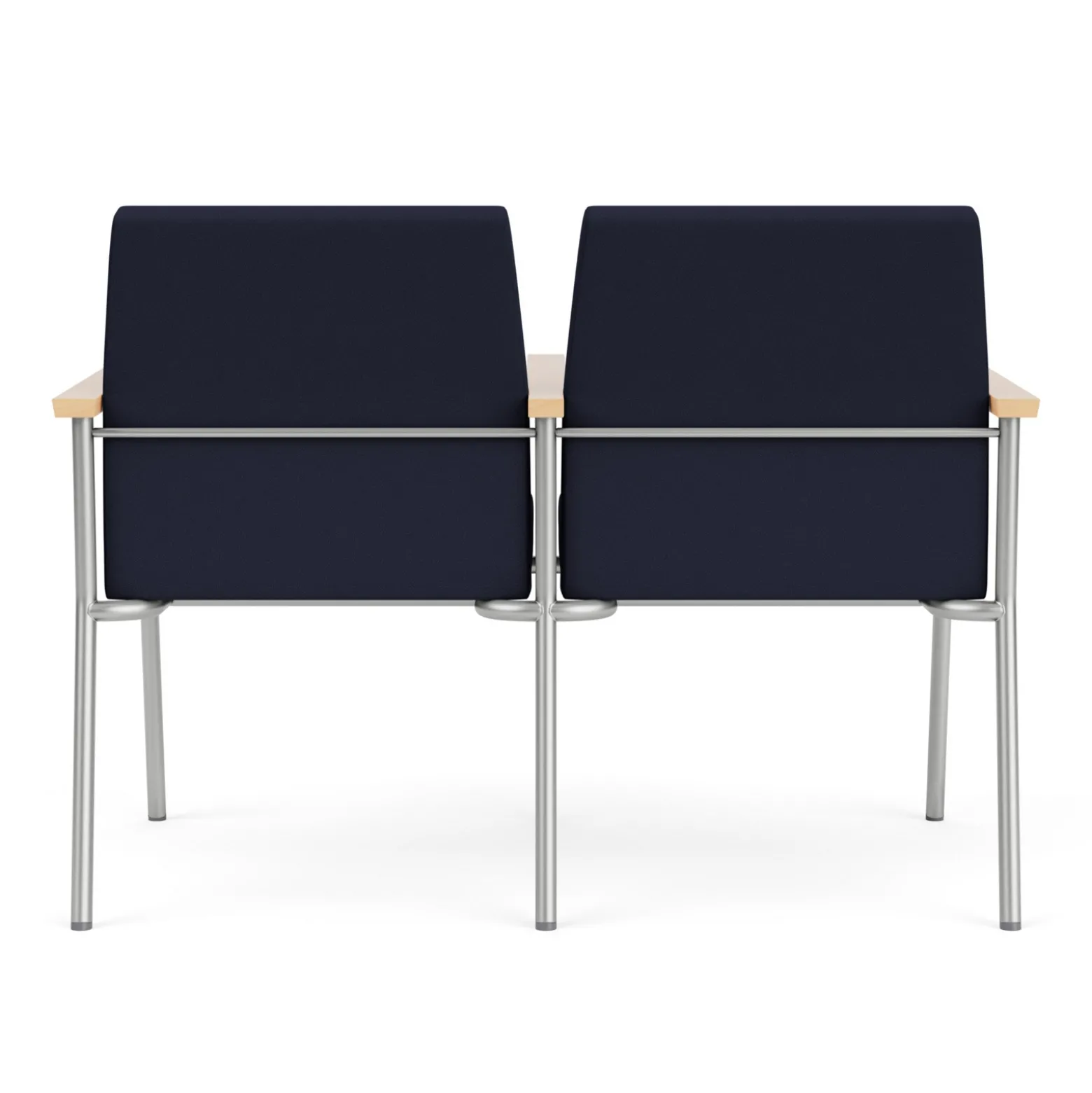 Uptown Two-Seater with Center Arms in Standard Fabric