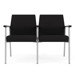 Uptown Two-Seater with Center Arms in Standard Fabric