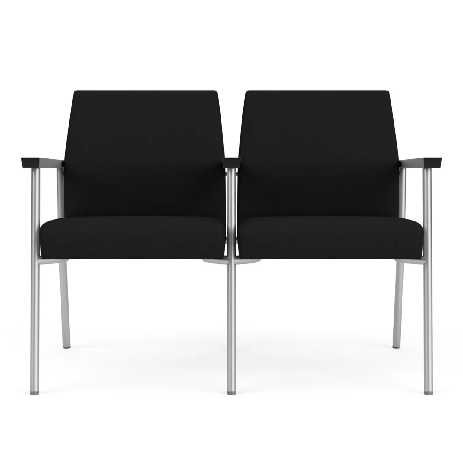 Uptown Two-Seater with Center Arms in Standard Fabric