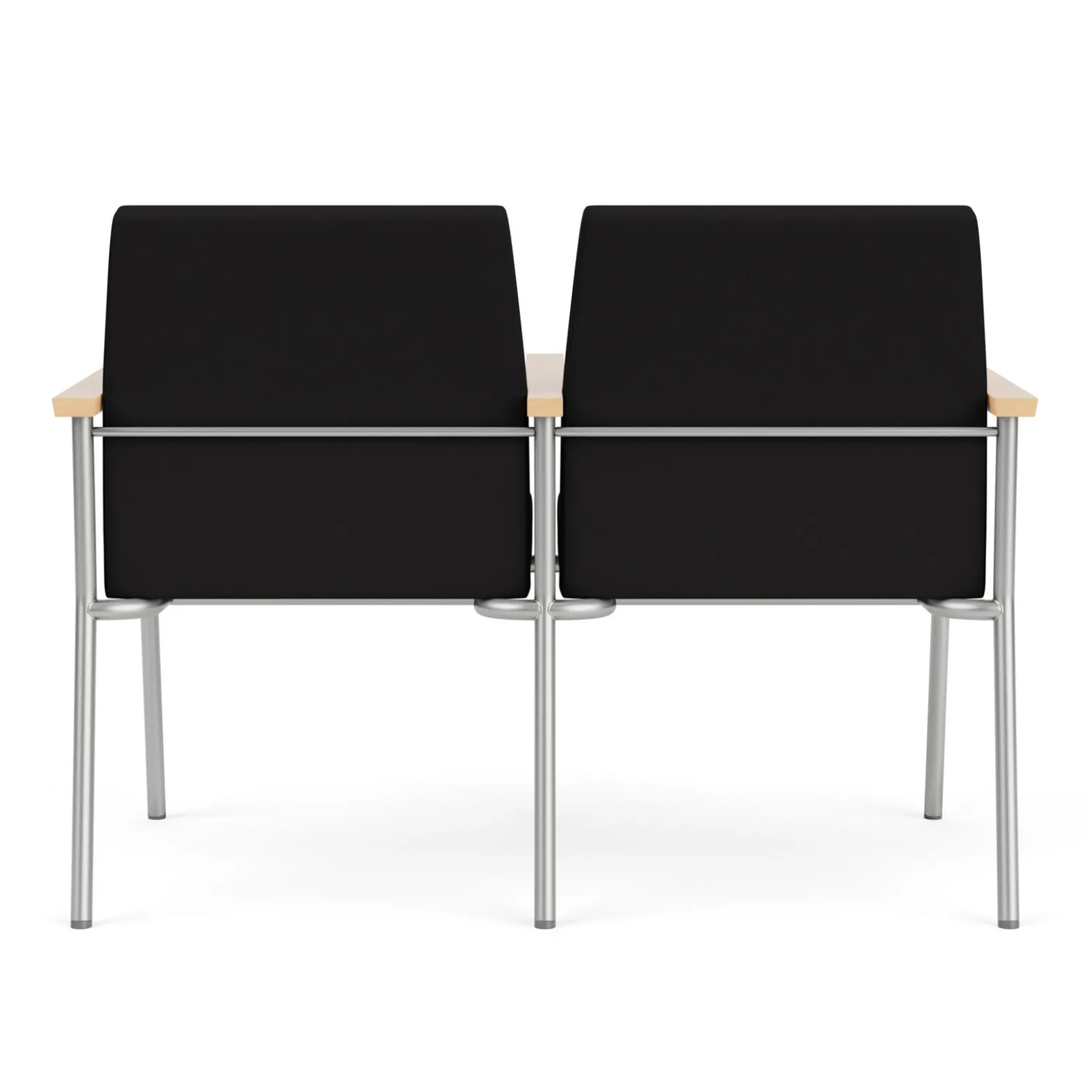 Uptown Two-Seater with Center Arms in Standard Fabric