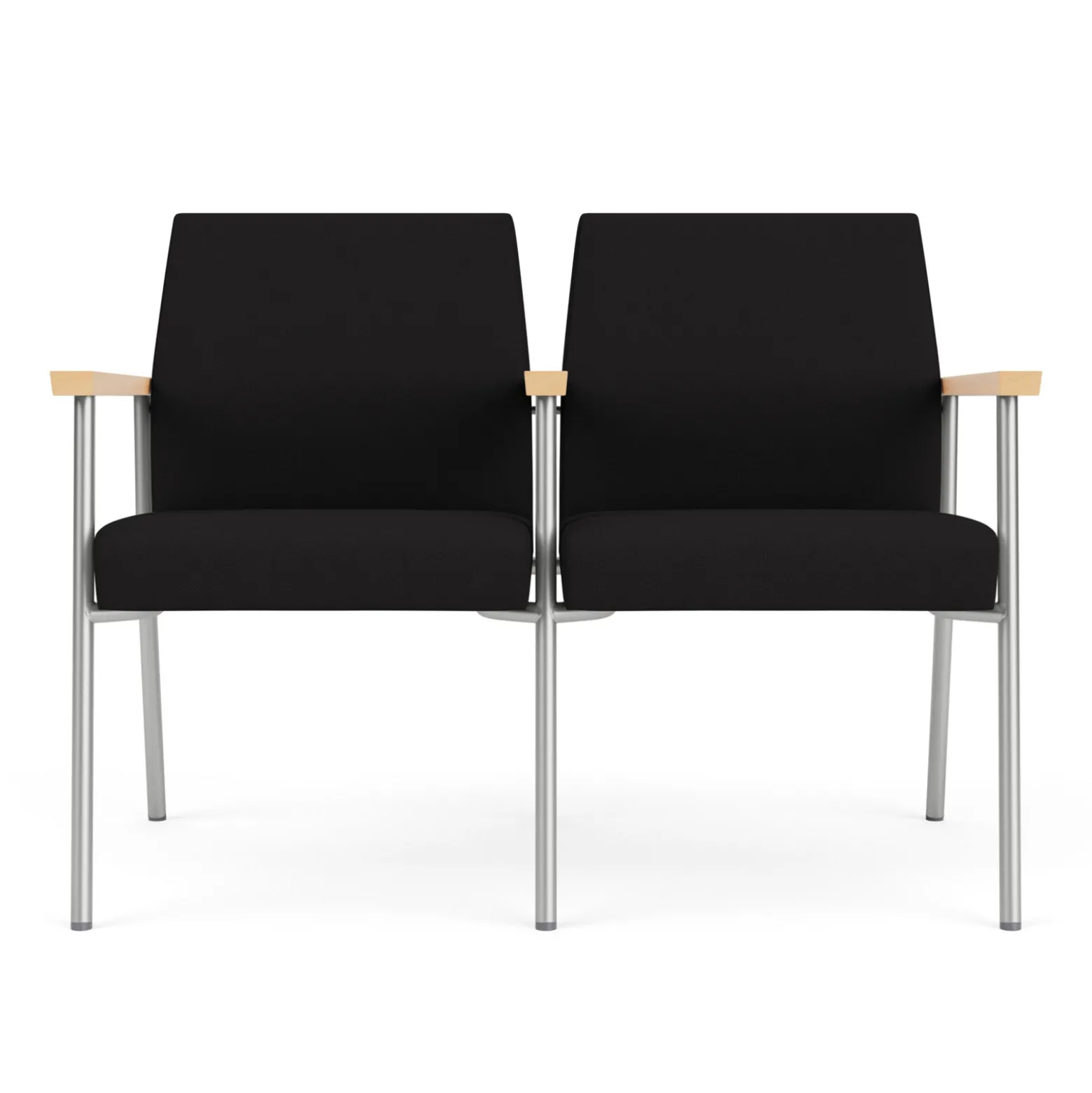 Uptown Two-Seater with Center Arms in Standard Fabric