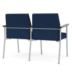 Uptown Two-Seater with Center Arm in Premium Upholstery