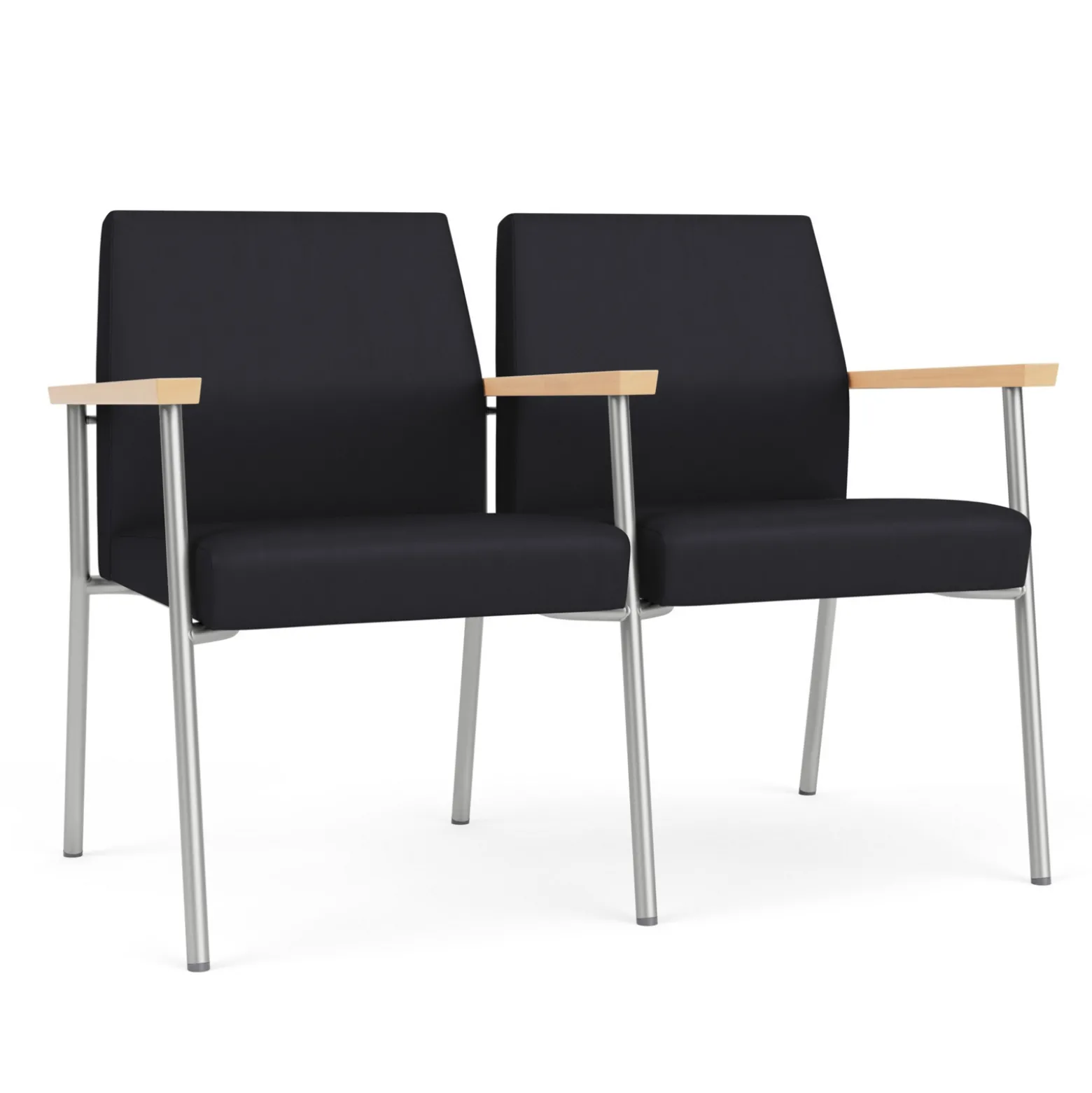 Uptown Two-Seater with Center Arm in Premium Upholstery