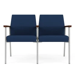 Uptown Two-Seater with Center Arm in Premium Upholstery