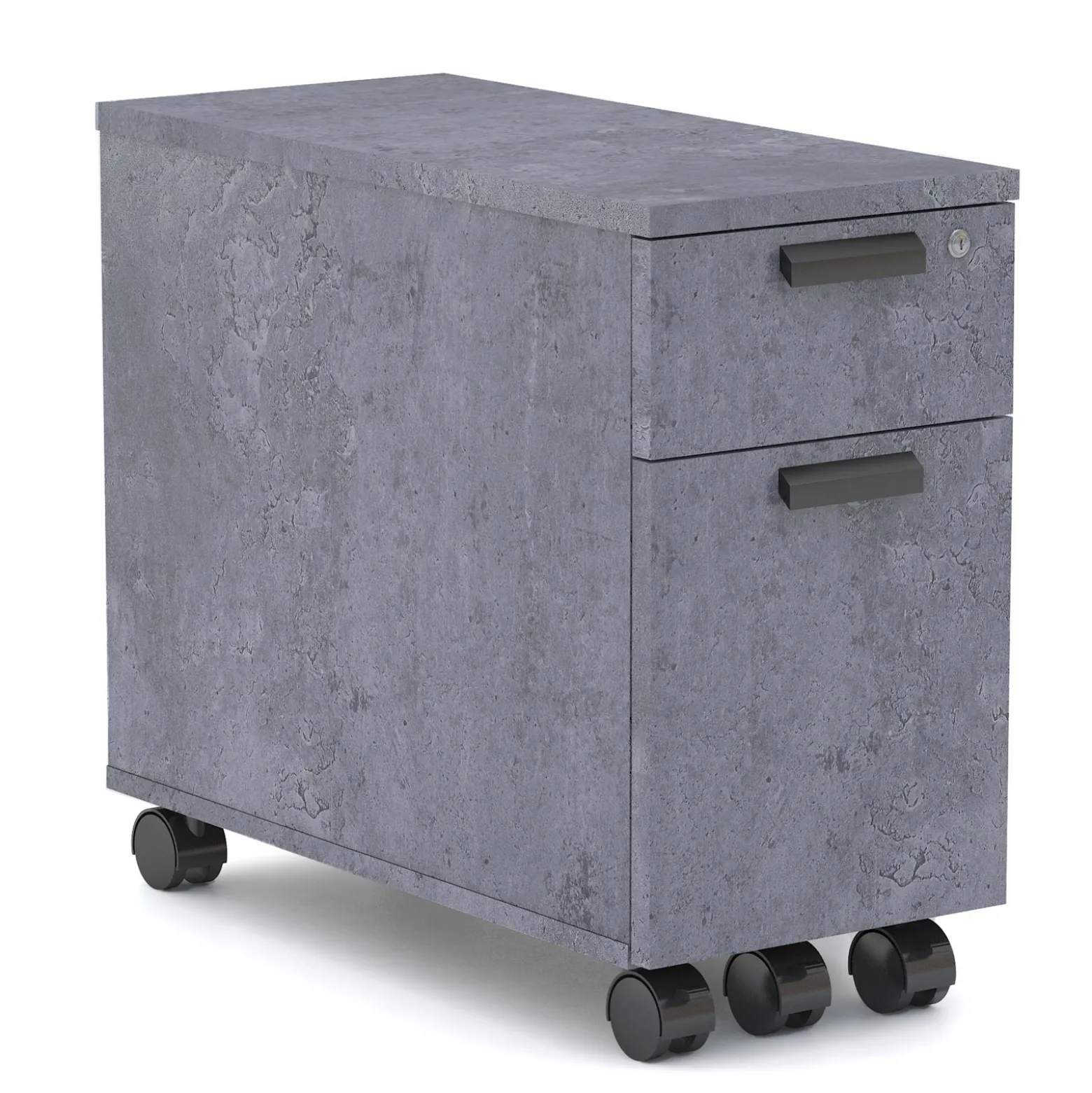 Upward 2 Drawer Mobile File Pedestal - 11"W x 24"D