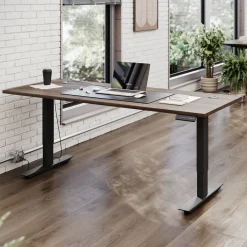Upward Height Adjustable Standing Desk - 72"Wx30"D