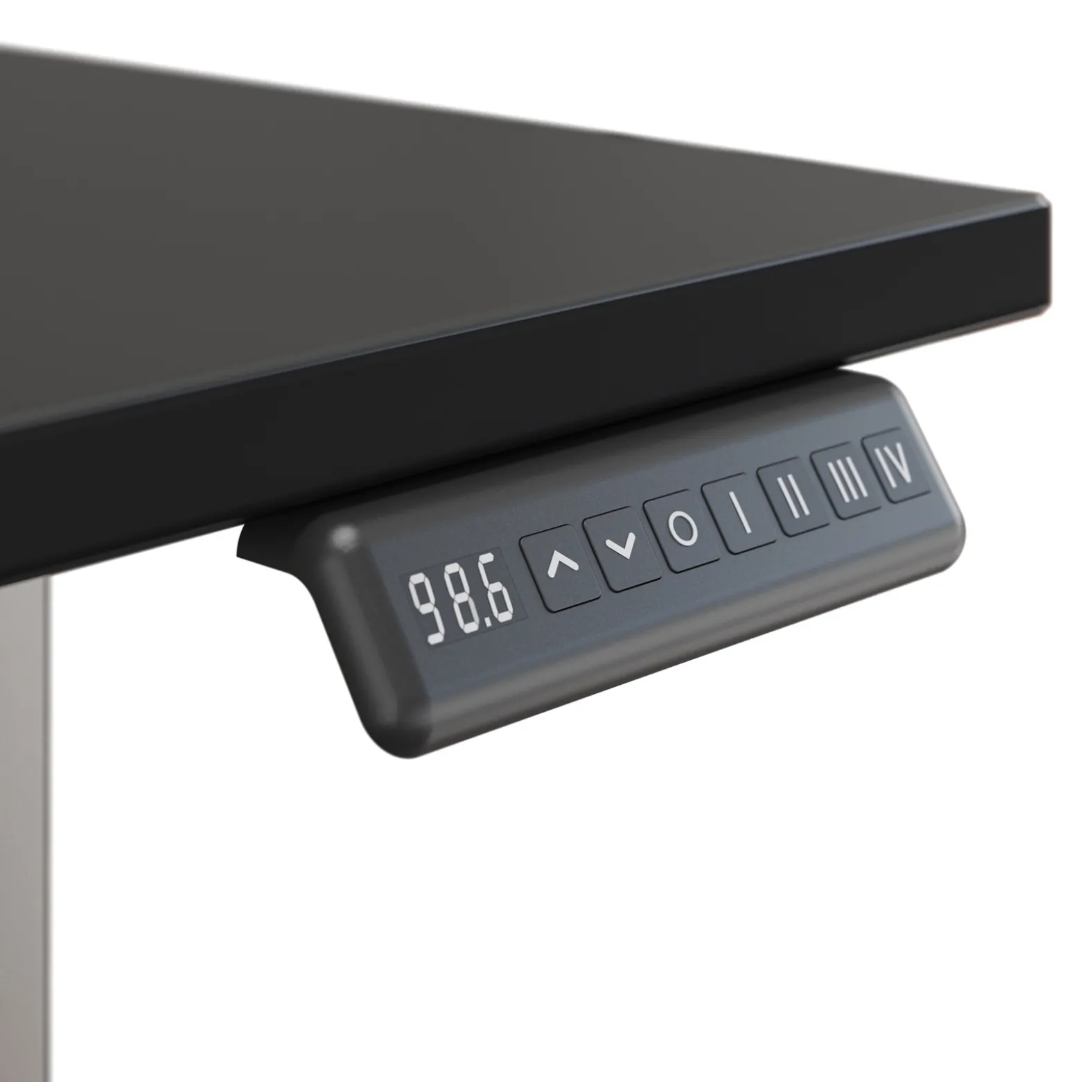 Upward Height Adjustable Standing Desk with Modesty Panel - 60"Wx30"D