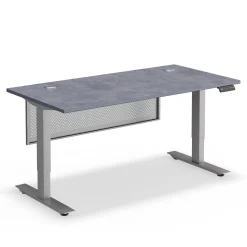 Upward Height Adjustable Standing Desk with Modesty Panel - 60