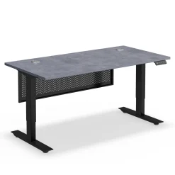 Upward Height Adjustable Standing Desk with Modesty Panel - 60