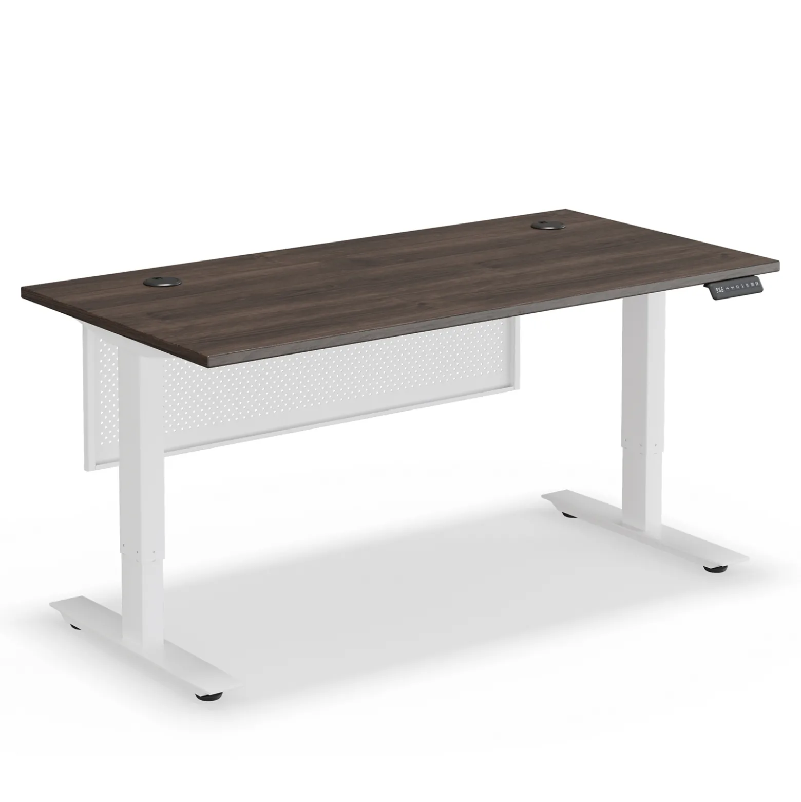 Upward Height Adjustable Standing Desk with Modesty Panel - 60"Wx30"D