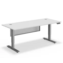 Upward Height Adjustable Standing Desk with Modesty Panel - 72"Wx30"D