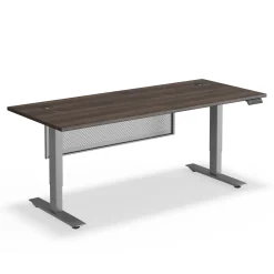 Upward Height Adjustable Standing Desk with Modesty Panel - 72