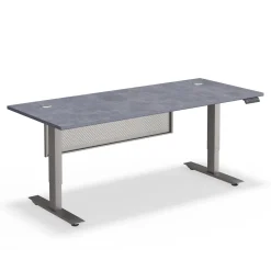 Upward Height Adjustable Standing Desk with Modesty Panel - 72