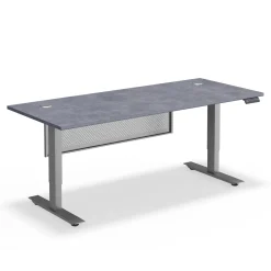 Upward Height Adjustable Standing Desk with Modesty Panel - 72