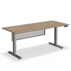 Upward Height Adjustable Standing Desk with Modesty Panel - 72