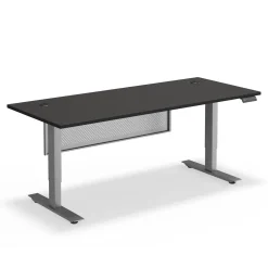 Upward Height Adjustable Standing Desk with Modesty Panel - 72