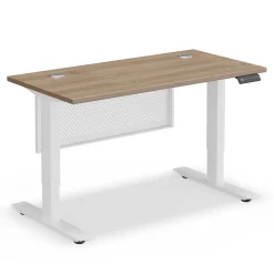 Upward Height Adjustable Standing Desk with Modesty Panel - 48"W x 24"D