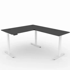 Upward Reversible Height Adjustable L-Shaped Standing Desk - 60