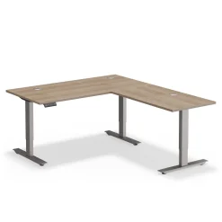 Upward Reversible Height Adjustable L-Shaped Standing Desk - 60