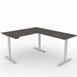 Upward Reversible Height Adjustable L-Shaped Standing Desk - 60