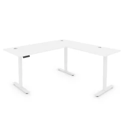 Upward Reversible Height Adjustable L-Shaped Standing Desk - 72