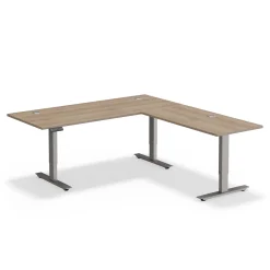 Upward Reversible Height Adjustable L-Shaped Standing Desk - 72
