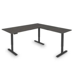 Upward Reversible Height Adjustable L-Shaped Standing Desk - 72