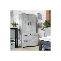 Urban L-Desk with Left Return Office Suite with Storage