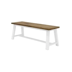 Urban Loft Bench with Wood Seat