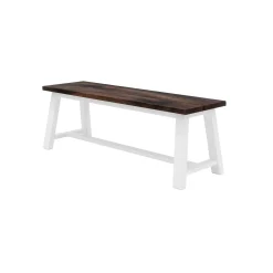 Urban Loft Bench with Wood Seat